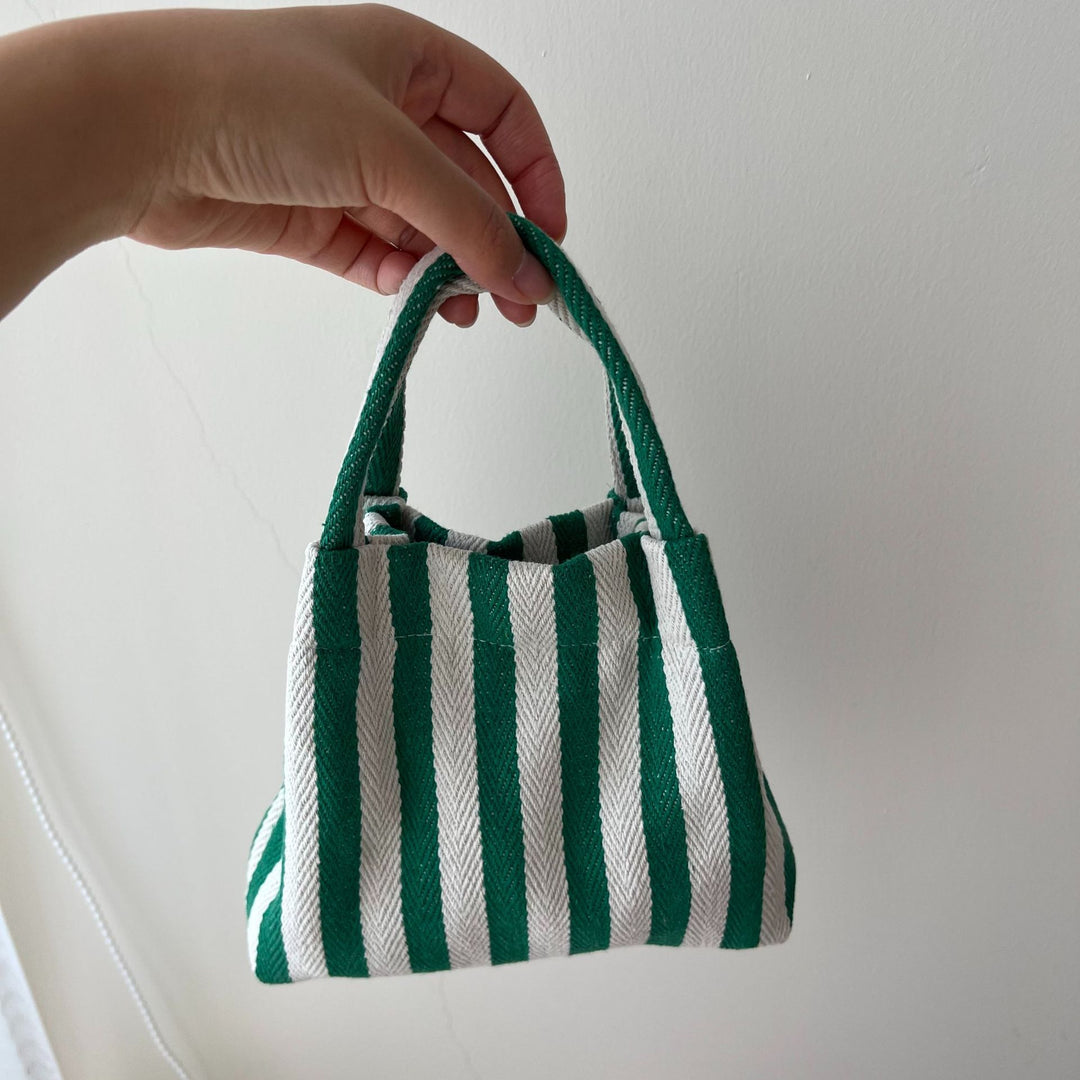 Dopamine Stripe Mini Canvas Tote Bag N6E041