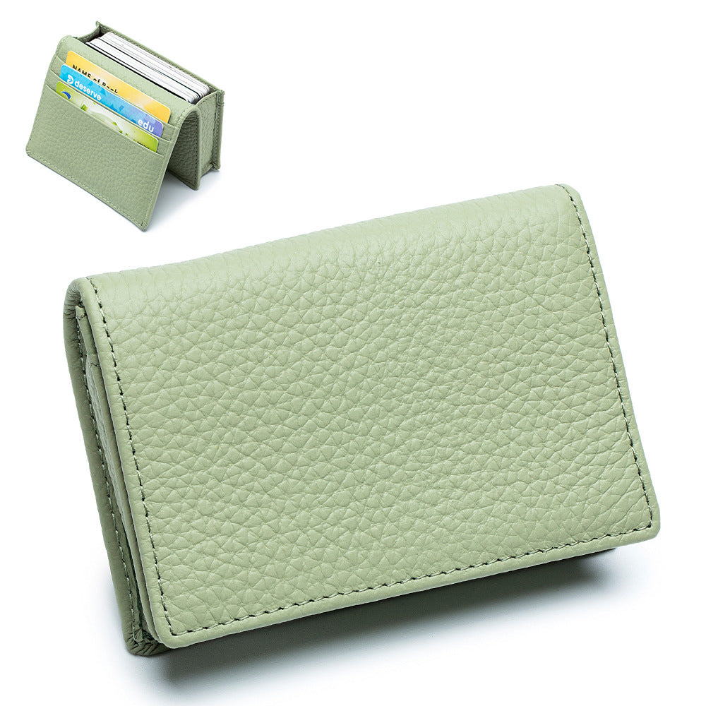 Multi-Function Genuine Leather Business Card Holder N6D021