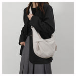 Load image into Gallery viewer, Women's Washed Nylon Dumpling Crossbody Bag N6J208