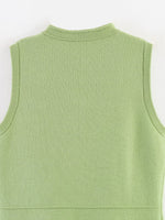 Load image into Gallery viewer, Sleeveless Knot Front Fitted Knit Tank Top Women N6F004
