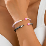 Load image into Gallery viewer, Colorful Pencil Shape Bangle Spring Open Cuff N6F265