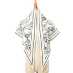 Load image into Gallery viewer, Paisley Cotton Feel Knit Triangle Scarf Shawl N6K244