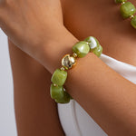 Load image into Gallery viewer, Oversized Acrylic Ombre Geometric Bracelet Vintage N6H061