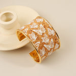 Load image into Gallery viewer, Minimalist Graffiti Retro Open Cuff Bangle Women N6F273