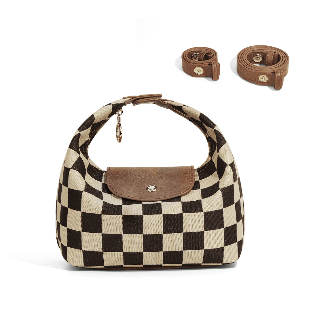 Women's Suede Dumpling Shoulder Handbag N6J158