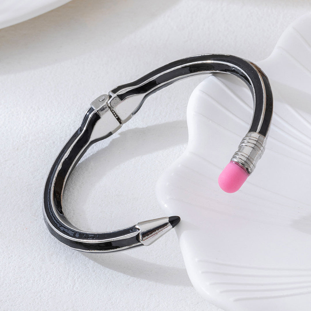 Colorful Pencil Shape Bangle Spring Open Cuff N6F265