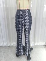 Load image into Gallery viewer, Bohemian High Waist Flared Leggings Pants Women N6F233