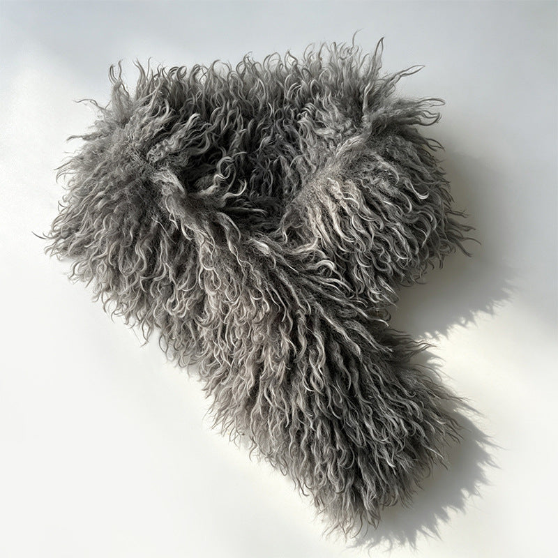 Unisex Plush Magnetic Neck Warmer Scarf NJ6128