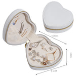 Load image into Gallery viewer, Heart Shape Leather Jewelry Organizer Box S5P831