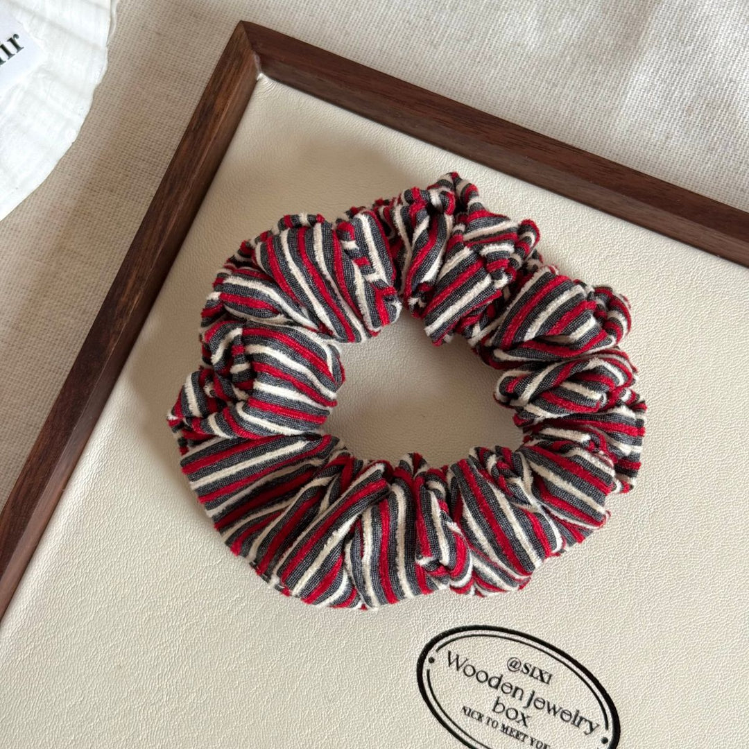 Womens Leopard Print Fabric Scrunchie N6K030