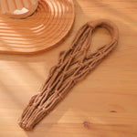 Load image into Gallery viewer, Handwoven Water Bottle Mesh Bag Cotton Linen N6G085