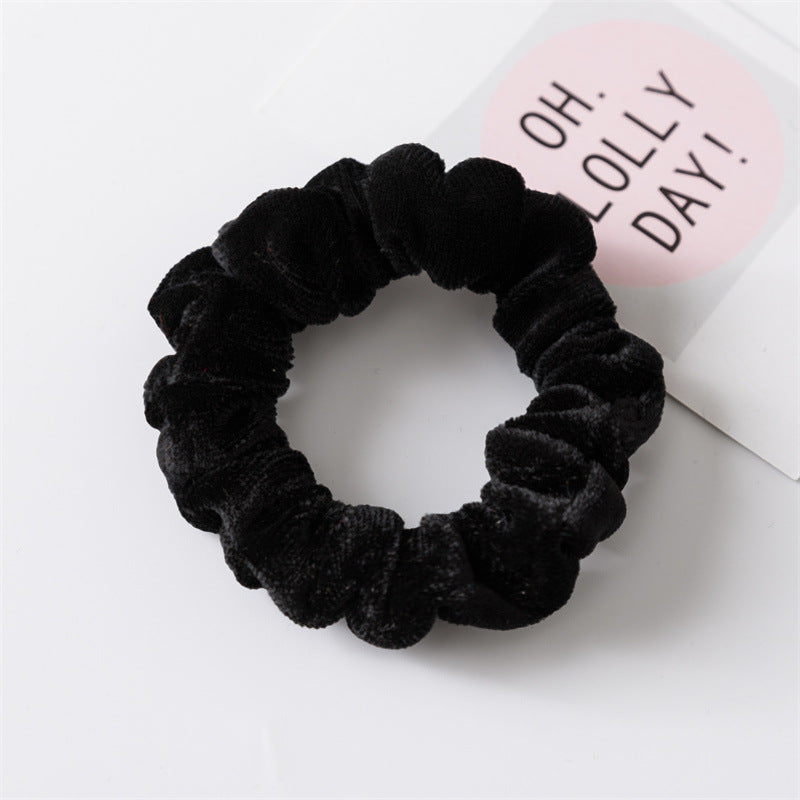 Velvet Continuous Loop Hair Tie Multi Color S5P424