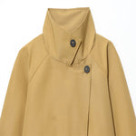 Load image into Gallery viewer, Commuter Solid Trench Coat Women Yellow N5A408