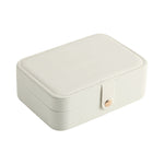 Load image into Gallery viewer, Leather Flip Top Jewelry Organizer Multi Compartment  S5P395