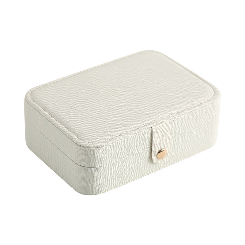 Leather Flip Top Jewelry Organizer Multi Compartment  S5P395