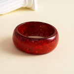 Load image into Gallery viewer, Womens Iridescent Marbled Round Resin Bracelet N6K151
