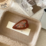 Load image into Gallery viewer, Heart Crystal Polka Dot Hair Clip N6F061
