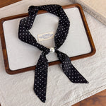 Load image into Gallery viewer, Womens Korean Polka Dot Beaded Scarf Necklace N6K277