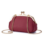Load image into Gallery viewer, Women's Top-Grain Leather Chain Shell Bag N6J220