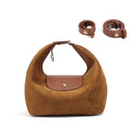 Load image into Gallery viewer, Women's Suede Dumpling Shoulder Handbag N6J158