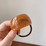 Load image into Gallery viewer, Arc Shaped Acetate Hair Tie Elastic Core S5P449
