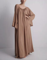 Load image into Gallery viewer, Brown Lounge Robe Dress Women N6C200
