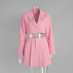 Load image into Gallery viewer, Cropped Blazer Mini Set Structured Mid Heavy N5Z396
