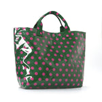 Load image into Gallery viewer, Women's Waterproof Color Block Polka Dot PVC Tote Bag N6J247