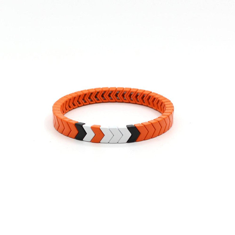 Arrow Bead Gradient DIY Bracelet Alloy Modular Fade S5P259