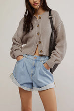 Load image into Gallery viewer, Button Relax Cardigan Mid Weight Options N5A140
