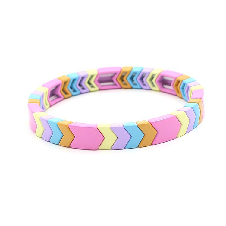 Macaron Pastel Arrow Beads Bracelet S5P042