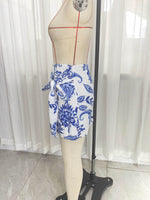 Load image into Gallery viewer, Polka Dot Halter Deep V-neck Maxi Dress Women N6C245