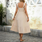 Load image into Gallery viewer, Womens Folk Art A-Line Cross Back Sundress N25A323
