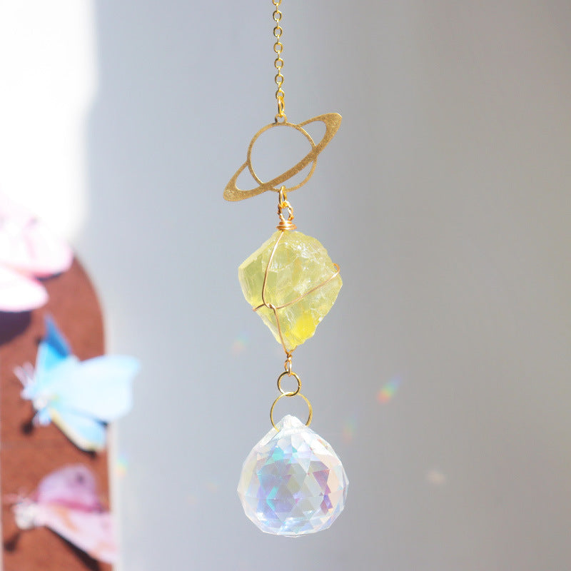 Natural Crystal  Hanging Home Decor Prism N6F295