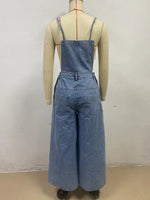 Load image into Gallery viewer, Street Style Wide Leg Denim Overalls Women N6D152