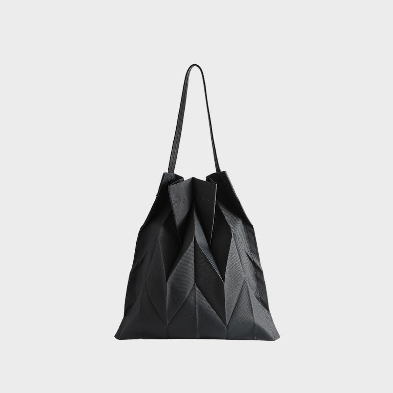 Pleated Oxford Tote Dual Carry System S5P313