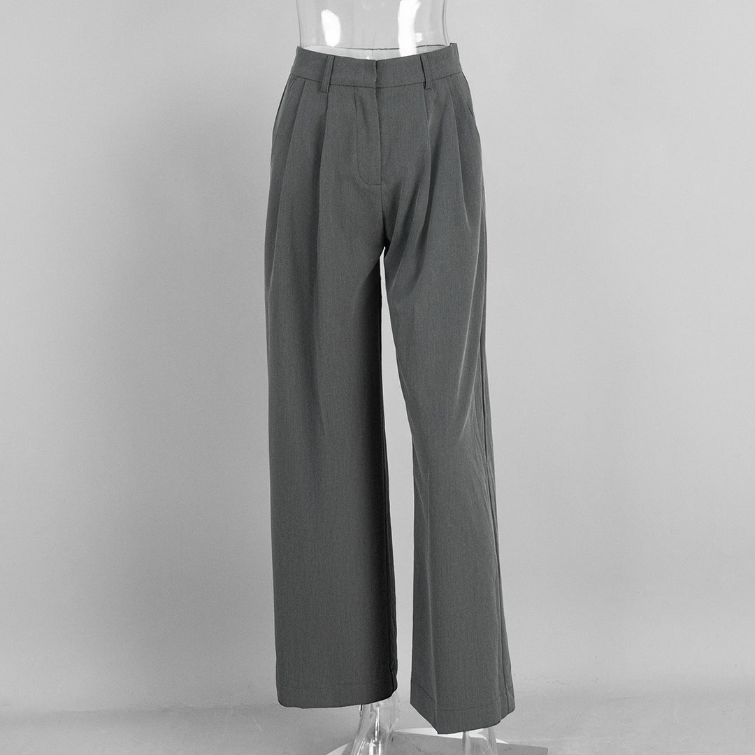 Fluid Wide Leg Pant Mid Rise Mid Weight N5Z464