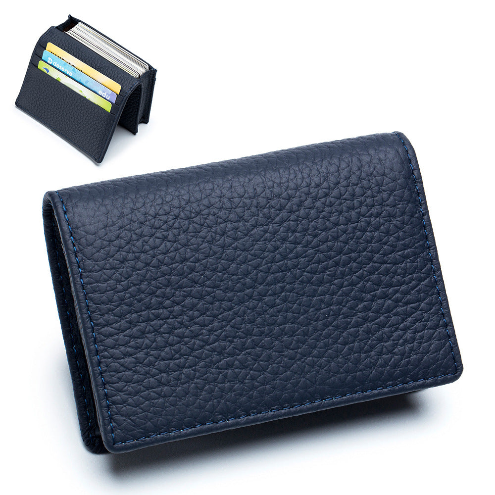 Multi-Function Genuine Leather Business Card Holder N6D021