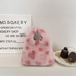 Load image into Gallery viewer, Cute Plush Wristlet Bag Portable Snack Lunch Tote  S5P862