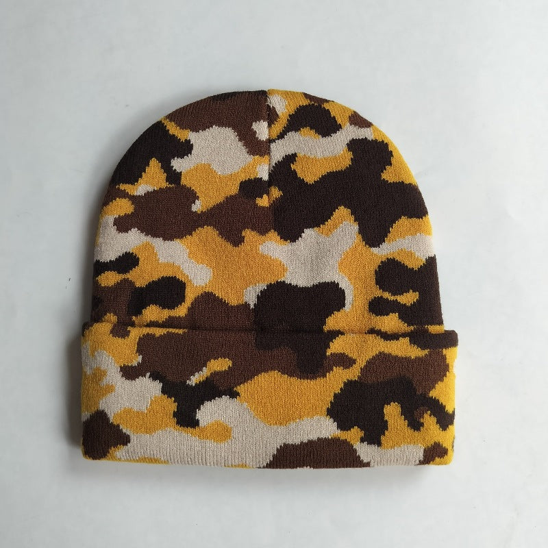 Animal Print Jacquard Beanie  M5A251