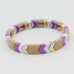 Load image into Gallery viewer, Enamel Arrowhead Bracelet   Alloy Elastic Cord S5P208