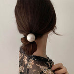 Load image into Gallery viewer, Pearl Big Scrunchie Women Daily Commute Hair Tie N6H197
