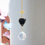 Load image into Gallery viewer, Natural Crystal  Hanging Home Decor Prism N6F295