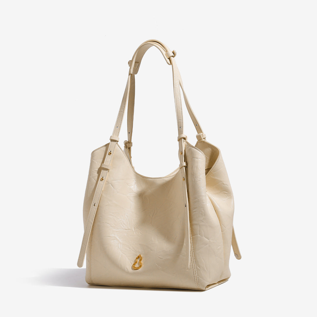 PU Tote Bag Large Capacity Work Shoulder Handbag N6F167