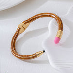 Load image into Gallery viewer, Colorful Pencil Shape Bangle Spring Open Cuff N6F265