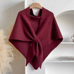 Load image into Gallery viewer, Luxury Triangle Cape Shawl Soft Knit Women Warm N6H237