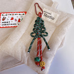 Load image into Gallery viewer, Christmas Tree Beaded Keychain Bag Charm N6K292