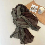 Load image into Gallery viewer, Ombre Crinkle Linen Blend Wrap  M5A241