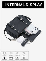 Load image into Gallery viewer, Boston Hobo Bag with Rivet and Chain Women N6C035