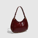 Load image into Gallery viewer, Multi Carry Shoulder Bag with Rivet Accents  S5P464